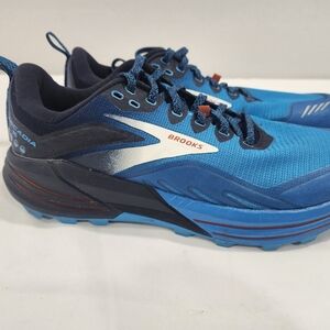 Brooks Cascadia 16 Mens Shoes Sz 9 Running Athletic Peacoat Atomic Blue Sneaker
